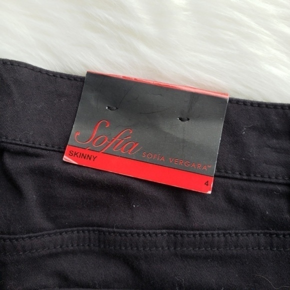 NWT Sophia Vergara Skinny Block Jegging sz 4 - Picture 5 of 6